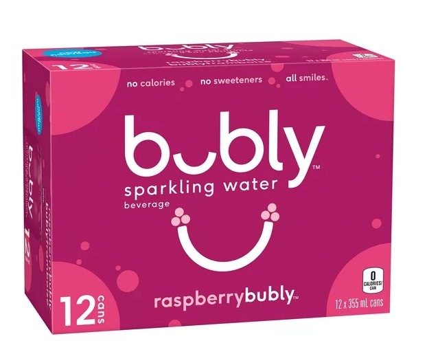 BUBLY SPARKLING WATER R/BERRY